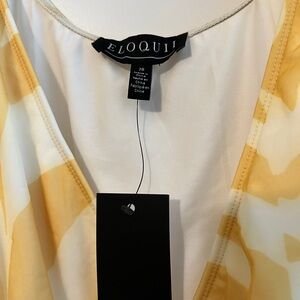 Plus Size Swim: One piece with mid drift cut out